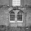 Detail of basement windows