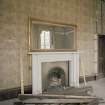 Interior. Detail of drawing room fireplace