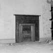 Interior. Detail of fireplace