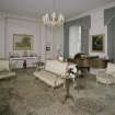 Interior. Ground floor. Dining room showing sideboard niche