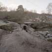 View from NE showing flood damaged bridge.