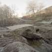 View from SW showing flood damaged bridge.