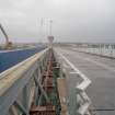 View from SSW showing deck of temporary bridge.