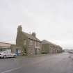 View from NNE showing House No.2 and warehouse beyond.