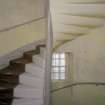 Interior. First floor spiral staircase