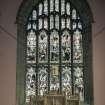 Interior. View of stained glass window