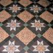 Interior. Detail of floor tiles
