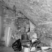 Interior. View of vaulted room to rear