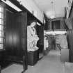 Interior of Glasgow School of Art. 1st floor, W corridor, view from E