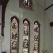 Interior. S transept stained glass windows by Alfred Webster 1913