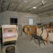 Interior. Farming Museum. Farm equipment display from S