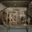 Interior. MacRobert House. Weaving display from N