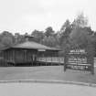 View of entrance pavilion from NNE