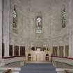 Interior. View of elders seats and communion table