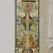 Interior. Detail of pulpit mosaic by