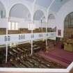 Interior. View from E at gallery level showing arcade