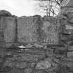 Kinkell, St Michael's Church and burial-ground: detail of re-used grave-slab.
