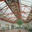 View of village centre roof