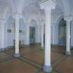 Interior. View of entrance hall from N