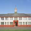 Detail of Peffermill Primary School main entrance