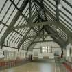 Interior. Hall view from ESE looking towards the stage