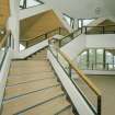 Interior. View of stair to third floor 2nd circle foyer from NW