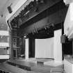 Interior. View of stage from ENE