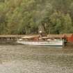 View of pier and steam ship Sir Walter Scott from E