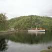 View of pier and steam ship Sir Walter Scott from NE