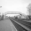 View from SW of the station footbridge