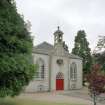 View from NW of main entrance front