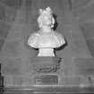 Interior. 2nd. floor, exhibition room, detail of bust of King Robert The Bruce