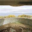 View looking SE from World War II 6-inch gun-emplacement.  Also visible is the gun pit with parapet and the holdfast.