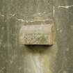 Detail of wall vent with cast inscription 'Regd No. 868828  CARRON COMPANY'.