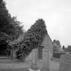 View of building in South corner of graveyard from North West