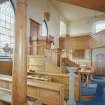 Interior.
View from E showing galleries and pulpit.