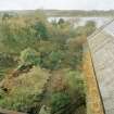 View of garden from first floor of house