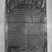 Interior, detail of WWI memorial plaque