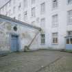 View of courtyard from NE