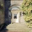 Detail of front door and fanlight