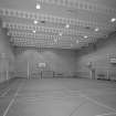 Interior. Main gym from NW