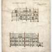 Inverleith, Kinnear Road, House for Mr R J Mackenzie.
Photographic copy of sections.
