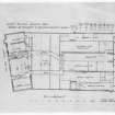 Air raid shelter.  
Photographic copy of plans and sections of entire building showing position of shelter and including details of basement reinforcement.  Survey details.