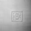 Interior. Detail of plaster panel with stylised flower