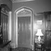 Interior. Drawing room, detail of door