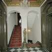 Interior. View of entrance hall from North