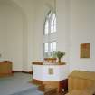 Interior, detail of pulpit