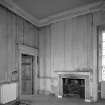 Interior, view of West tower second floor West room