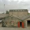 View from NE of new Still House, with cooperage in foreground