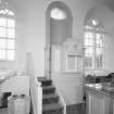 Interior. Interior. View of pulpit showing glazed niche providing daylight